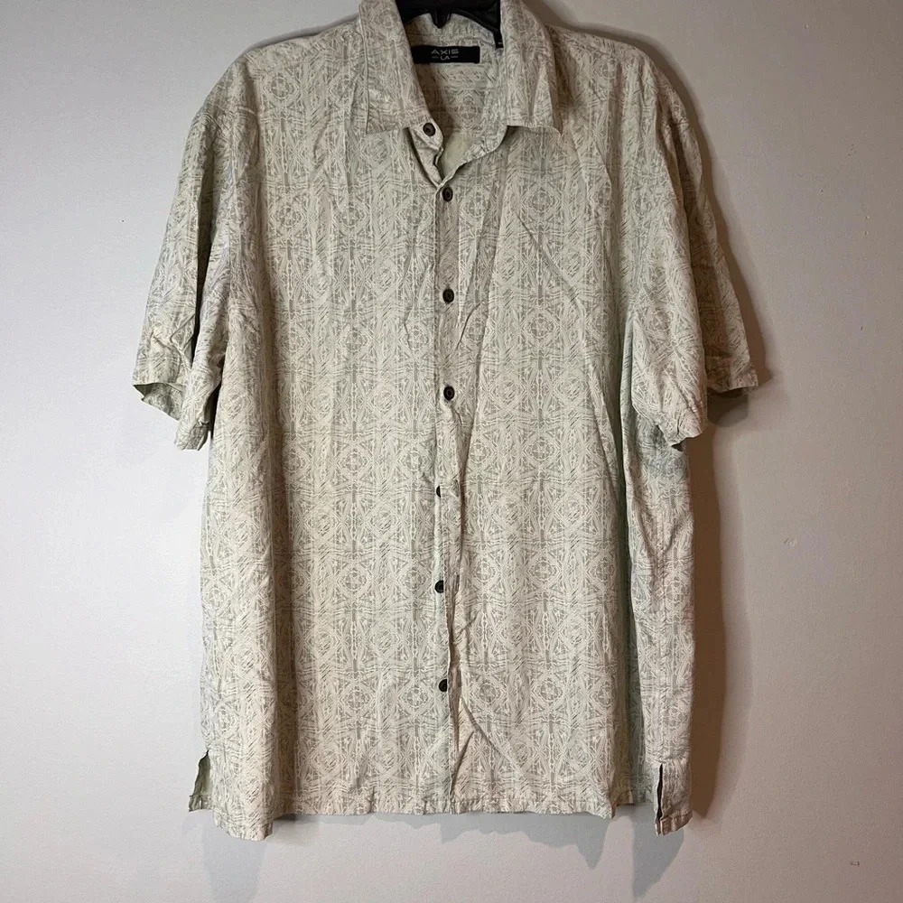 Axis Button Down silk